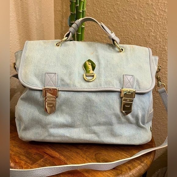 MULBERRY DENIM TILLIE SATCHEL - Picture 1 of 16